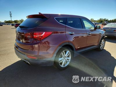 Trzecie zdjęcie samochodu z tyłu: 2013 HYUNDAI SANTA FE SPORT 2.0T VIN:5XYZW3LA2DG032718 - miniatura
