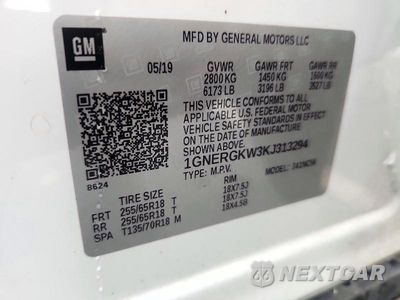 Zdjęcie 13 z 13 samochodu: 2019 CHEVROLET TRAVERSE LT VIN:1GNERGKW3KJ313294 - miniatura