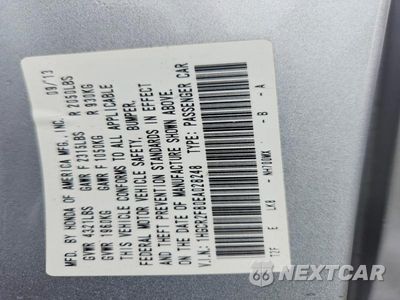 Zdjęcie 13 z 13 samochodu: 2014 HONDA ACCORD EXL VIN:1HGCR2F80EA028248 - miniatura