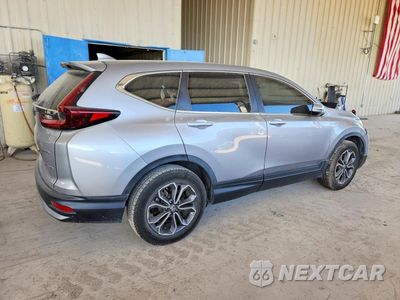 Trzecie zdjęcie samochodu z tyłu: 2021 HONDA CR-V EXL VIN:7FART6H84ME030402 - miniatura