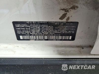 Zdjęcie 13 z 13 samochodu: 2025 SUBARU CROSSTREK PREMIUM VIN:JF2GUHDC7SH263016 - miniatura