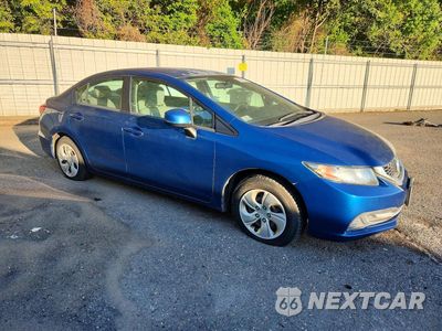 Czwarte zdjęcie samochodu z boku: 2013 HONDA CIVIC LX VIN:2HGFB2F55DH598298 - miniatura