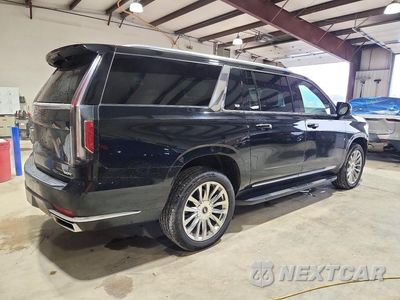 Trzecie zdjęcie samochodu z tyłu: 2022 CADILLAC ESCALADE ESV PREMIUM LUXURY VIN:1GYS4KKL2NR280646 - miniatura