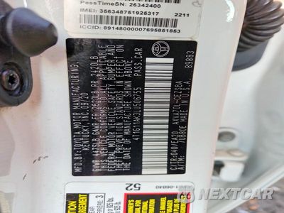 Zdjęcie 12 z 12 samochodu: 2020 TOYOTA CAMRY SE VIN:4T1G11AK3LU506755 - miniatura