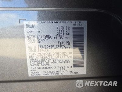 Zdjęcie 13 z 13 samochodu: 2022 NISSAN PATHFINDER SL VIN:5N1DR3CB2NC256163 - miniatura
