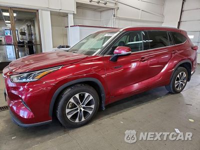 2021 TOYOTA HIGHLANDER HYBRID XLE 5TDGBRCH1MS062024 - główne zdjęcie licytacji z USA - miniatura
