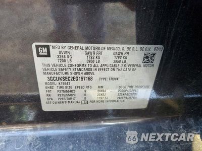 Zdjęcie 12 z 12 samochodu: 2014 CHEVROLET SILVERADO K1500 LTZ VIN:3GCUKSEC2EG157168 - miniatura
