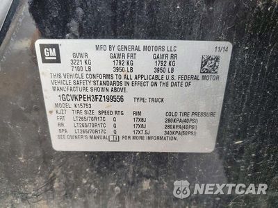 Zdjęcie 12 z 12 samochodu: 2015 CHEVROLET SILVERADO K1500 VIN:1GCVKPEH3FZ199556 - miniatura