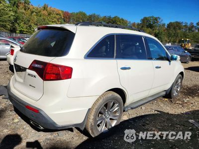 Trzecie zdjęcie samochodu z tyłu: 2010 ACURA MDX ADVANCE VIN:2HNYD2H72AH521880 - miniatura