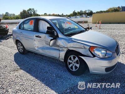 Czwarte zdjęcie samochodu z boku: 2008 HYUNDAI ACCENT GLS VIN:KMHCN46C18U229486 - miniatura