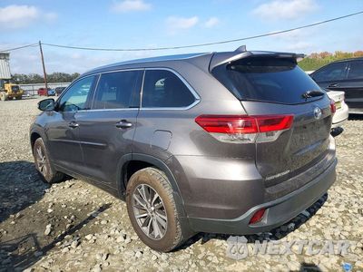 Drugie zdjęcie samochodu z przodu: 2017 TOYOTA HIGHLANDER XLE VIN:5TDJZRFH2HS403997 - miniatura