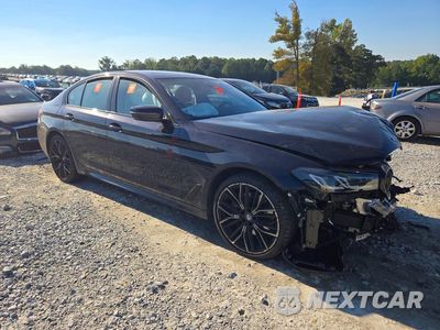 Czwarte zdjęcie samochodu z boku: 2021 BMW 530 I VIN:WBA53BH08MCG77962 - miniatura