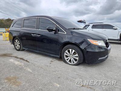 Czwarte zdjęcie samochodu z boku: 2015 HONDA ODYSSEY EXL VIN:5FNRL5H64FB090560 - miniatura