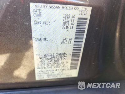 Zdjęcie 13 z 13 samochodu: 2013 NISSAN ALTIMA 2.5 VIN:1N4AL3AP3DN474869 - miniatura