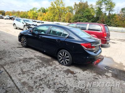 Drugie zdjęcie samochodu z przodu: 2015 HONDA CIVIC EXL VIN:19XFB2F91FE238459 - miniatura