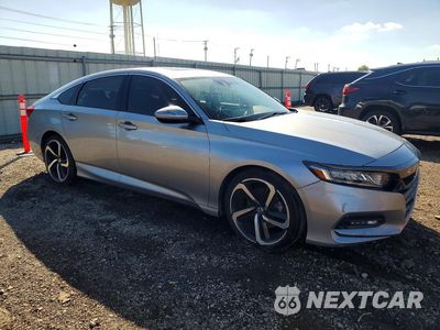 Czwarte zdjęcie samochodu z boku: 2018 HONDA ACCORD SPORT VIN:1HGCV2F33JA052084 - miniatura