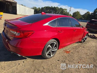 Trzecie zdjęcie samochodu z tyłu: 2018 HONDA ACCORD SPORT VIN:1HGCV1F31JA263875 - miniatura