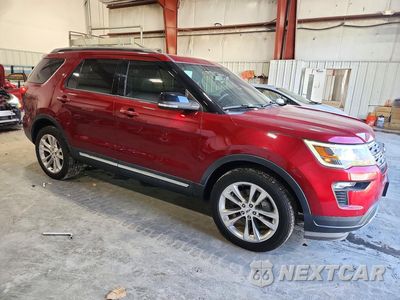 Czwarte zdjęcie samochodu z boku: 2018 FORD EXPLORER XLT VIN:1FM5K8D84JGA91244 - miniatura
