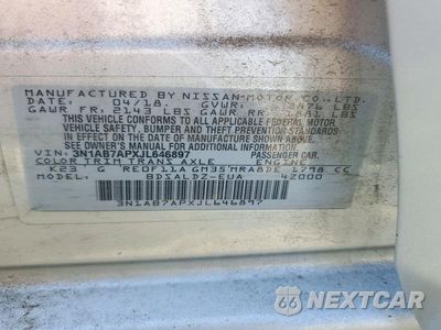 Zdjęcie 12 z 12 samochodu: 2018 NISSAN SENTRA SV VIN:3N1AB7APXJL646897 - miniatura