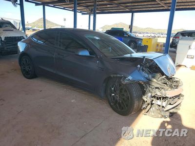 Czwarte zdjęcie samochodu z boku: 2021 TESLA MODEL 3 VIN:5YJ3E1EB4MF071952 - miniatura