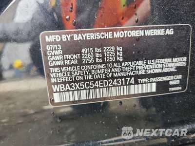 Zdjęcie 12 z 12 samochodu: 2014 BMW 328 XIGT VIN:WBA3X5C54ED243174 - miniatura