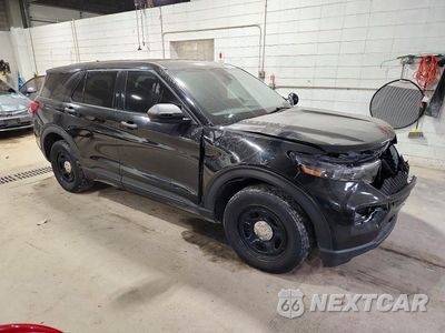 Czwarte zdjęcie samochodu z boku: 2020 FORD EXPLORER POLICE INTERCEPTOR VIN:1FM5K8AB0LGA64061 - miniatura