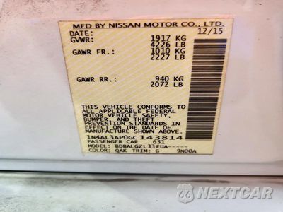 Zdjęcie 12 z 12 samochodu: 2016 NISSAN ALTIMA 2.5 S VIN:1N4AL3AP0GC143814 - miniatura