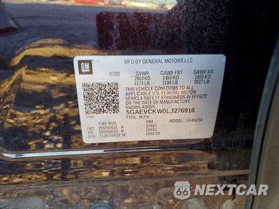 Zdjęcie 14 z 14 samochodu: 2020 BUICK ENCLAVE AVENIR VIN:5GAEVCKW0LJ276916 - miniatura
