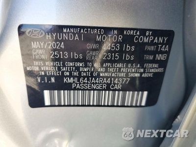 Zdjęcie 12 z 12 samochodu: 2024 HYUNDAI SONATA SEL VIN:KMHL64JA4RA414377 - miniatura