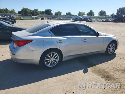 Trzecie zdjęcie samochodu z tyłu: 2015 INFINITI Q50 PREMIUM VIN:JN1BV7ARXFM401754 - miniatura
