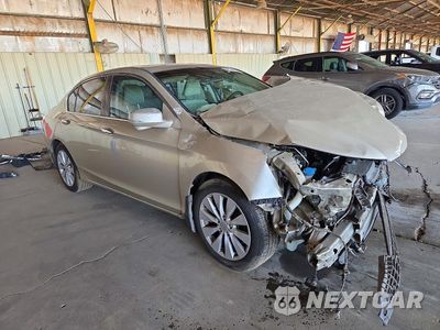Czwarte zdjęcie samochodu z boku: 2013 HONDA ACCORD EX VIN:1HGCR2F71DA239383 - miniatura