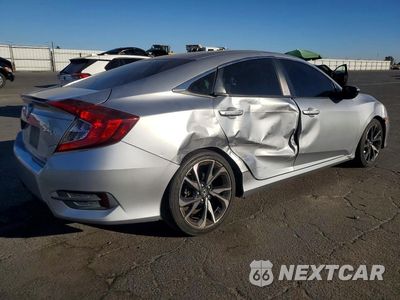 Trzecie zdjęcie samochodu z tyłu: 2021 HONDA CIVIC SPORT VIN:2HGFC2F89MH523899 - miniatura