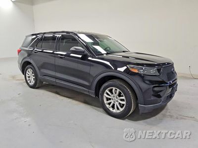 Czwarte zdjęcie samochodu z boku: 2021 FORD EXPLORER POLICE INTERCEPTOR VIN:1FM5K8AB1MGC23235 - miniatura