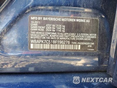 Zdjęcie 12 z 12 samochodu: 2011 BMW 328 XI VIN:WBAPK7C51BF196276 - miniatura