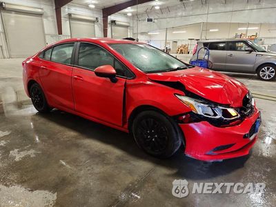 Czwarte zdjęcie samochodu z boku: 2017 CHEVROLET CRUZE LS VIN:1G1BC5SMXH7129341 - miniatura