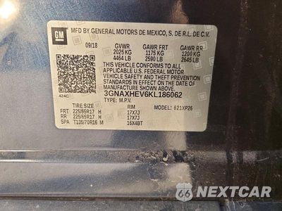 Zdjęcie 13 z 13 samochodu: 2019 CHEVROLET EQUINOX LS VIN:3GNAXHEV6KL186062 - miniatura
