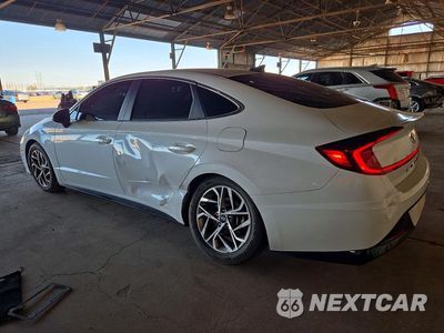 Drugie zdjęcie samochodu z przodu: 2021 HYUNDAI SONATA SEL VIN:5NPEL4JA0MH121521 - miniatura