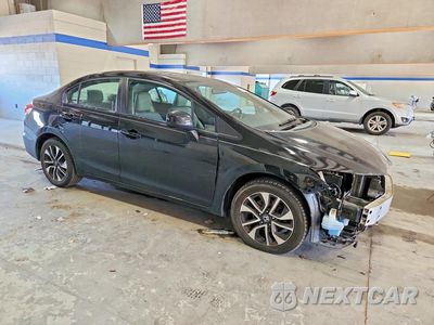 Czwarte zdjęcie samochodu z boku: 2013 HONDA CIVIC EXL VIN:19XFB2F95DE288245 - miniatura