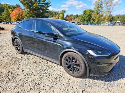 Czwarte zdjęcie samochodu z boku: 2024 TESLA MODEL X VIN:7SAXCDE55PF426198 - miniatura