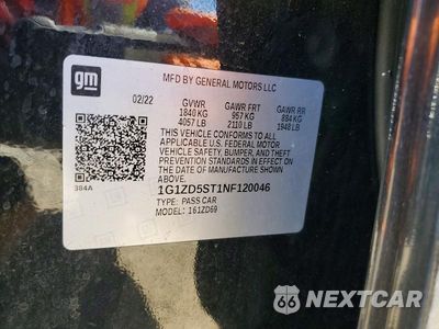 Zdjęcie 12 z 12 samochodu: 2022 CHEVROLET MALIBU LT VIN:1G1ZD5ST1NF120046 - miniatura