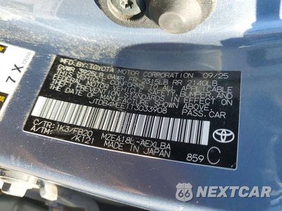 Zdjęcie 12 z 12 samochodu: 2026 TOYOTA COROLLA LE VIN:JTDB4MEE1T3033908 - miniatura