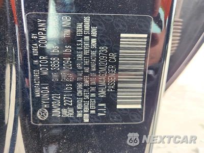 Zdjęcie 13 z 13 samochodu: 2021 HYUNDAI ELANTRA SEL VIN:KMHLM4AG2MU209738 - miniatura