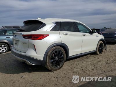 Trzecie zdjęcie samochodu z tyłu: 2019 INFINITI QX50 ESSENTIAL VIN:3PCAJ5M36KF112731 - miniatura