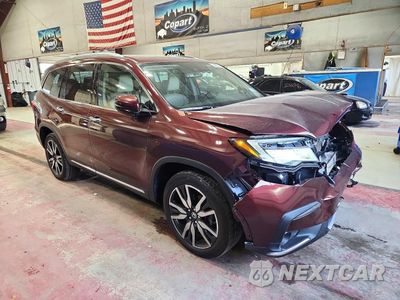 Czwarte zdjęcie samochodu z boku: 2022 HONDA PILOT TOURING VIN:5FNYF6H91NB000153 - miniatura