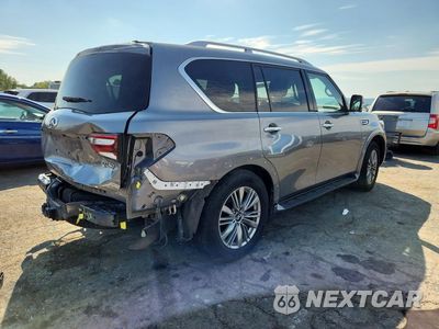 Trzecie zdjęcie samochodu z tyłu: 2020 INFINITI QX80 LUXE VIN:JN8AZ2NE4L9255720 - miniatura