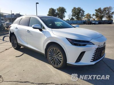 Czwarte zdjęcie samochodu z boku: 2026 LEXUS RX 450H+ LUXURY VIN:JTJCJMGA5T2040046 - miniatura