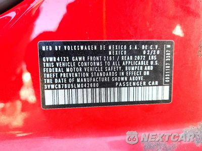 Zdjęcie 12 z 12 samochodu: 2020 VOLKSWAGEN JETTA S VIN:3VWCB7BU5LM042680 - miniatura
