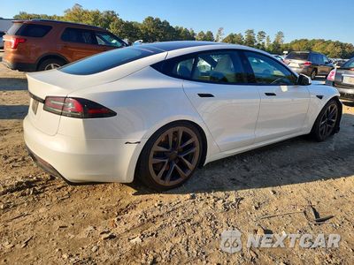 Trzecie zdjęcie samochodu z tyłu: 2023 TESLA MODEL S VIN:5YJSA1E50PF514524 - miniatura