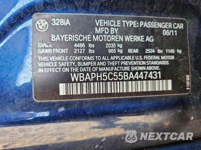 Zdjęcie 12 z 12 samochodu: 2011 BMW 328 I SULEV VIN:WBAPH5C55BA447431 - miniatura