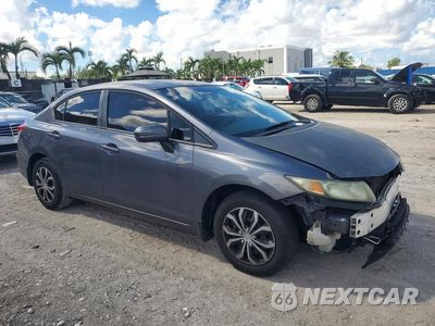 Czwarte zdjęcie samochodu z boku: 2014 HONDA CIVIC LX VIN:19XFB2F51EE021733 - miniatura